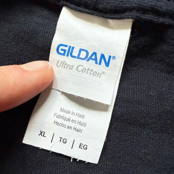 Star Wars The Mandalorian Graphic Tee Black XL Gildan Ultra Cotton - Picture 3 of 6